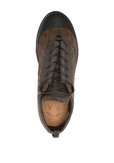 sneakers kalt uomo nere e caffè RANRA | AMFW25FO01683C701