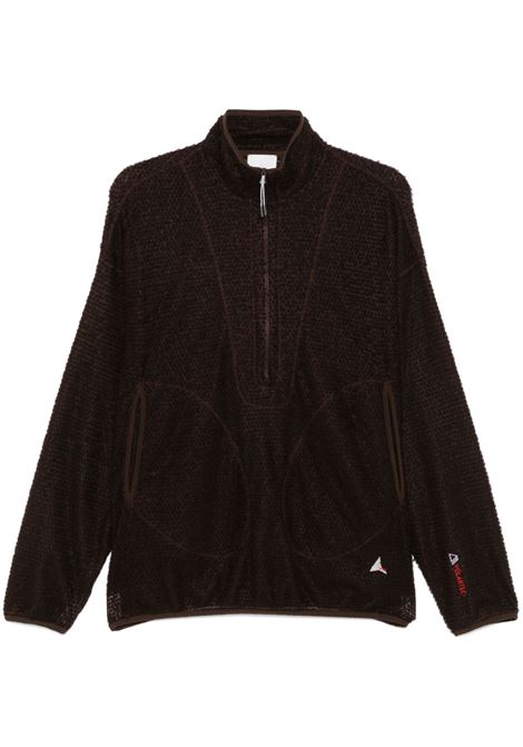 maglione ocular polartec alpha half zip uomo marrone ROA | RBMW0370FA262BRW0001