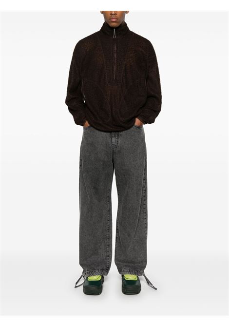 maglione ocular polartec alpha half zip uomo marrone ROA | RBMW0370FA262BRW0001