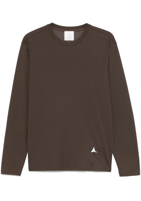 t-shirt fireflies base layer fast dry long sleeve uomo marrone ROA | RBMW0388WO19BRW0003