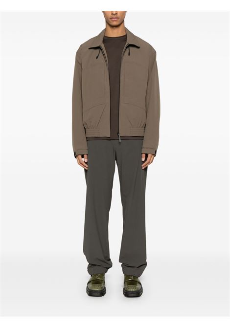 t-shirt fireflies base layer fast dry long sleeve uomo marrone ROA | RBMW0388WO19BRW0003