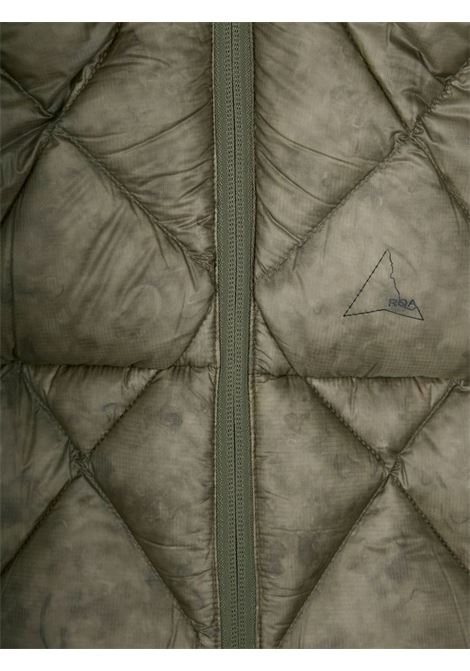 giacca imbottita nuna 800 fill power hooded uomo verde salvia ROA | RBMW0481FA323GRN0002