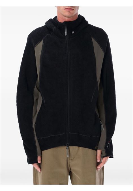 giacca kai polartec high loft uomo nera e verde oliva ROA | RBMW0499FA333BLK0043