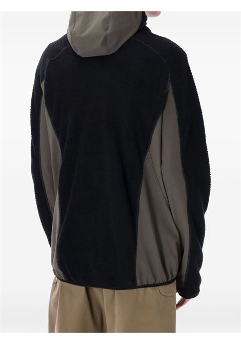 giacca kai polartec high loft uomo nera e verde oliva ROA | RBMW0499FA333BLK0043