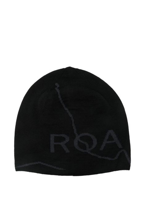 cappello beanie logo wool uomo antracite ROA | RBUW288YA12ANT0001