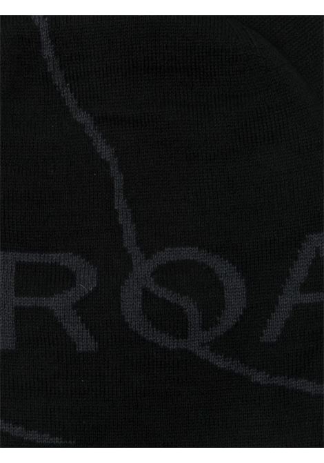cappello beanie logo wool uomo nero ROA | RBUW288YA12BLK0001