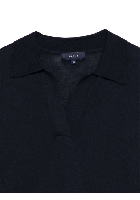 pullover fleming donna navy SOEUR | PUL0279FLEMINGNAV0125W