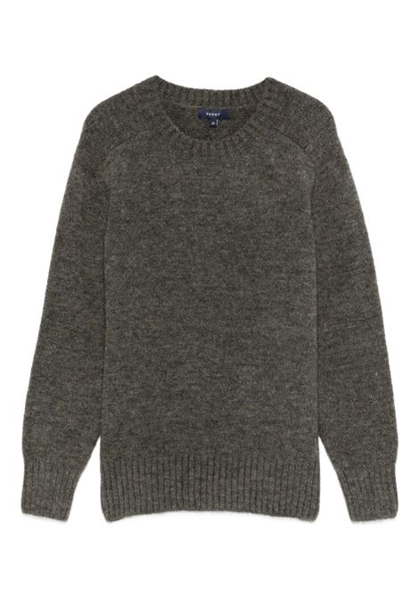 pullover envie donna grigio melange SOEUR | PUL1413ENVIEGRI2124S