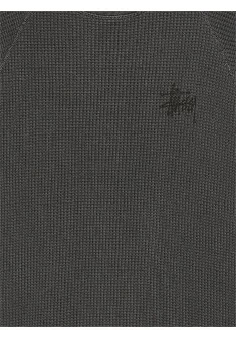 maglia raglan thermal basic uomo nera STÜSSY | 11403560034