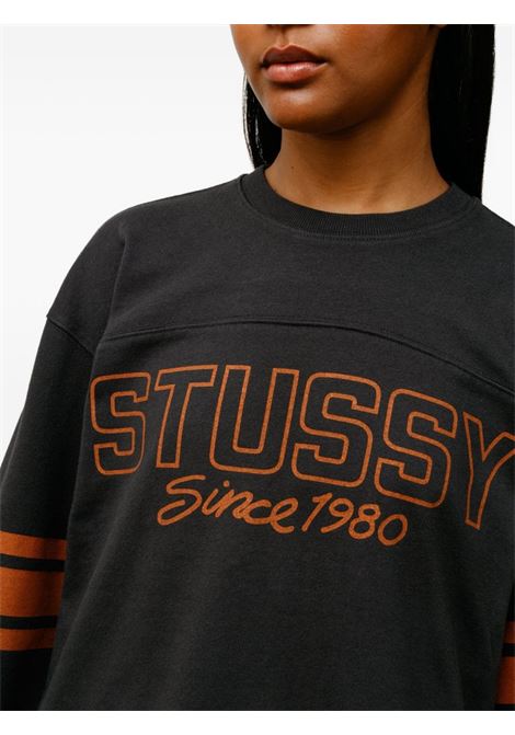 maglia football crew uomo nera STÜSSY | 11403730001