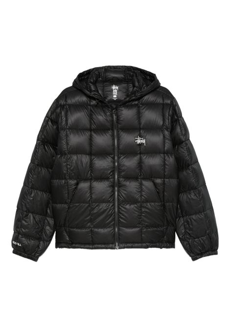giacca midweight hooded puffer uomo nera STÜSSY | 1158560001
