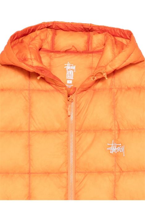 giacca midweight hooded puffer uomo arancio STÜSSY | 1158560602