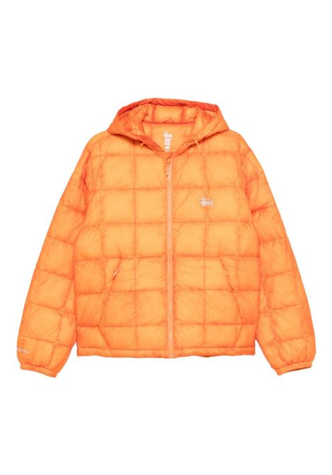 giacca midweight hooded puffer uomo arancio STÜSSY | 1158560602