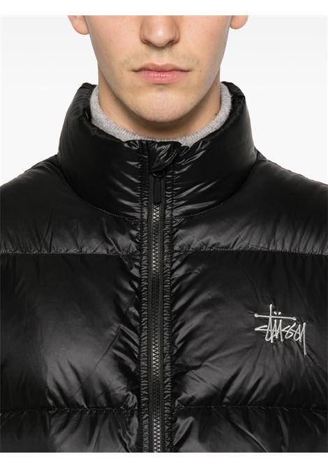 gilet imbottito micro ripstop uomo nero STÜSSY | 1158950001