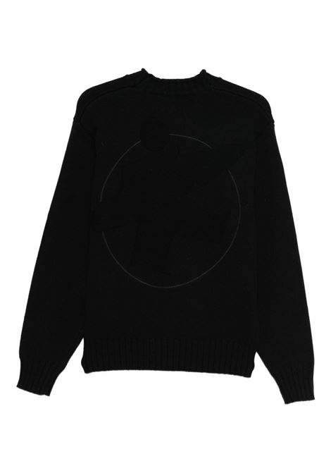maglione tonal mock neck uomo nero STÜSSY | 1172760001