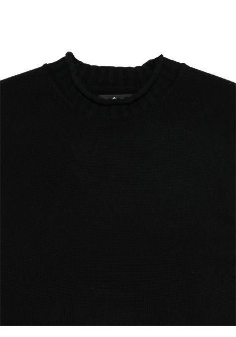 maglione tonal mock neck uomo nero STÜSSY | 1172760001
