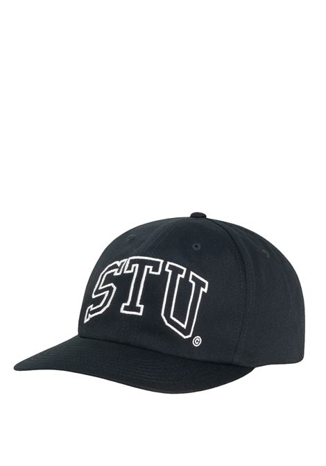 cappello mid-depth big stu arch snapback uomo nero STÜSSY | 13110661361