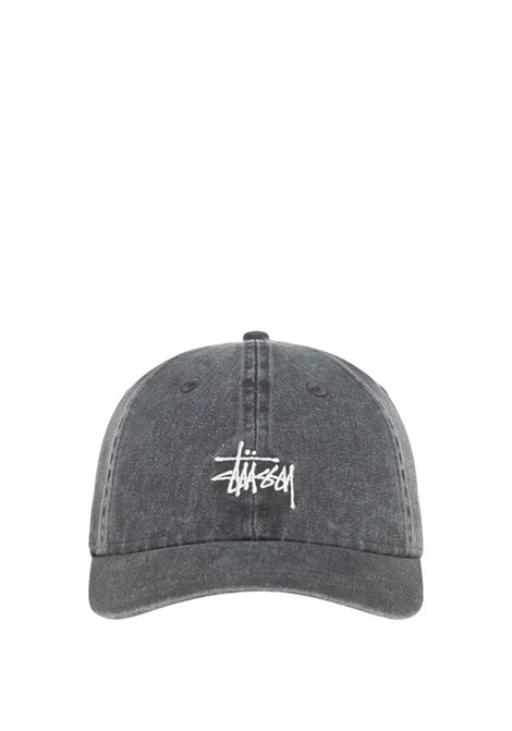 basic washed low po cap uomo carbone STÜSSY | 13111630002