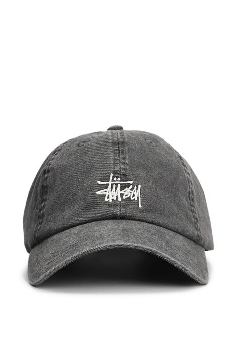 basic washed low po cap uomo carbone STÜSSY | 13111630002