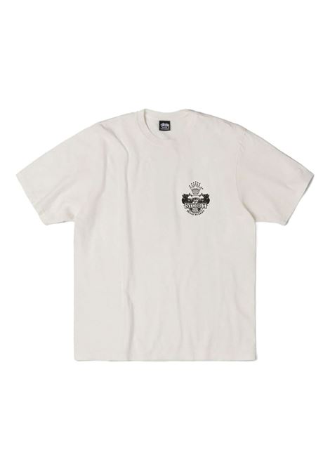 t-shirt built to last pigment dyed uomo natural STÜSSY | 19051251002