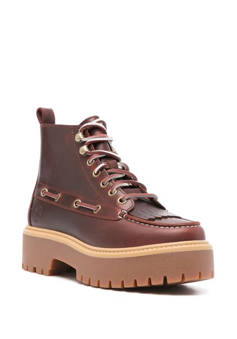 stivali stone street mid lace up boots donna burgundy TIMBERLAND | TB0A27YZEIW1