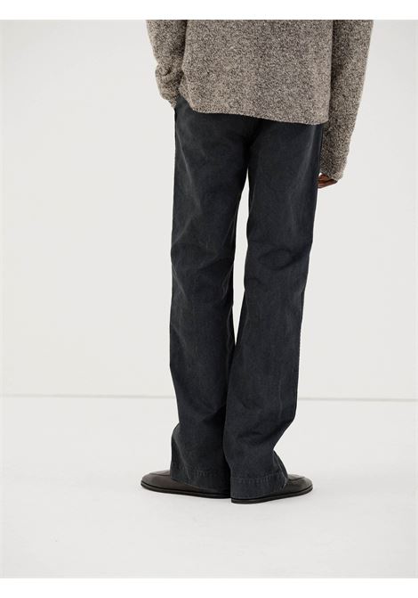 pantaloni product dyed finx chino narrow uomo neri AURALEE | A25AP02CPBLACK