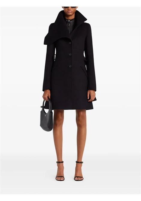 cappotto heritage donna nero COURRÈGES | 325CMA230WO01189999