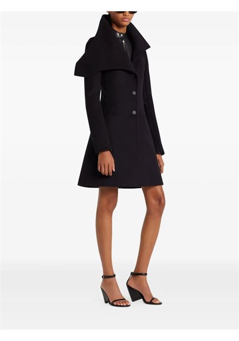 cappotto heritage donna nero COURRÈGES | 325CMA230WO01189999