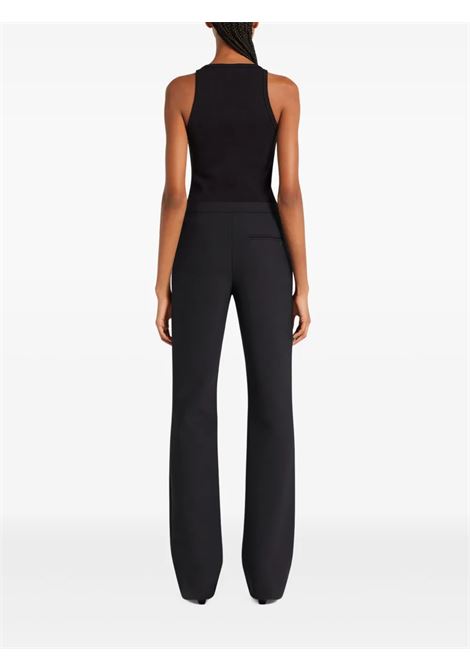 tank top buckle 90's rib woman nero COURRÈGES | 325JDE142JS01949999