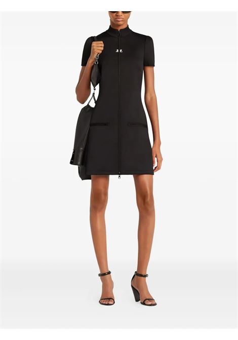 mini abito interlock tracksuit donna nero COURRÈGES | 325JRO686JS02509999