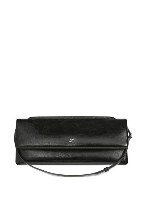 borsa cuff naplack clutch donna nera COURRÈGES | 425GSA202CR00439999