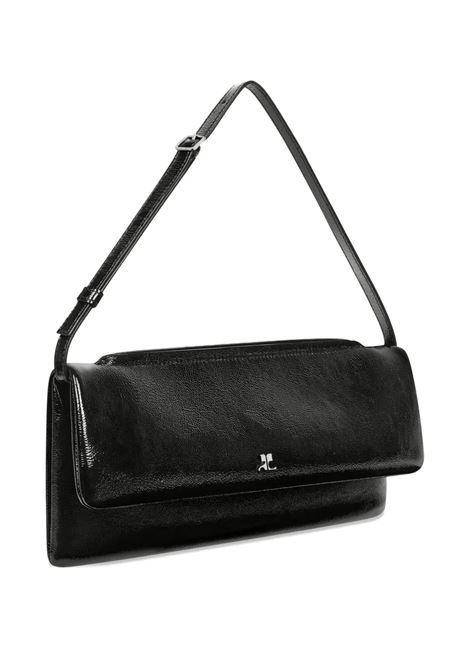 borsa cuff naplack clutch donna nera COURRÈGES | 425GSA202CR00439999