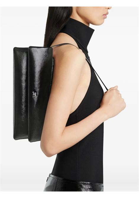 borsa cuff naplack clutch donna nera COURRÈGES | 425GSA202CR00439999