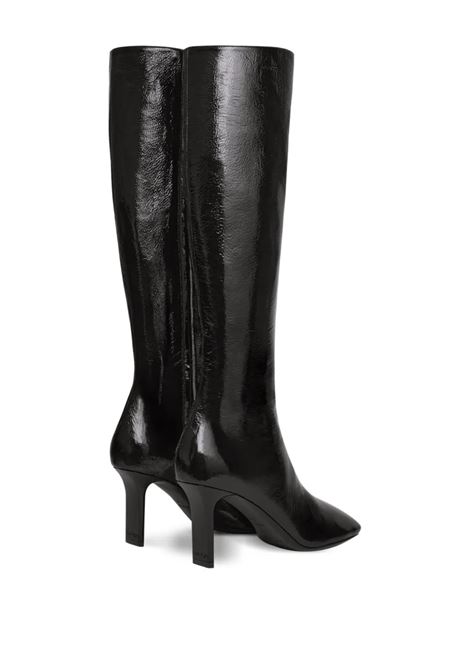 stivali square toe vinyl donna neri COURRÈGES | 425SBT065VY00149999