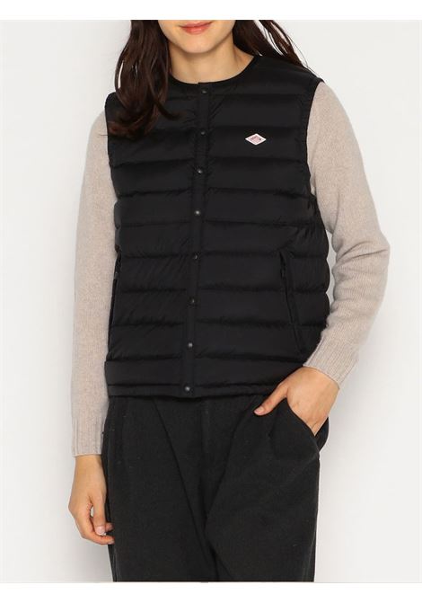 gilet inner down crewneck donna nero DANTON | DT-A0002BLACK