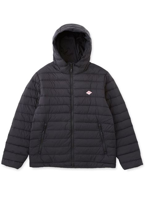 giacca middle down hooded uomo nera DANTON | DT-A0564BLACK