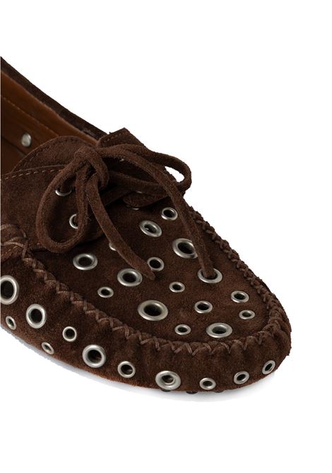 mocassini car eyelets donna marroni GIMAGUAS | FWF254213939