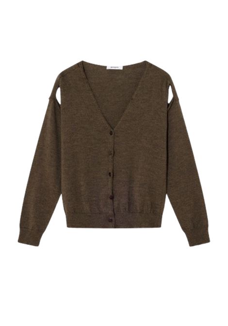 cardigan coucou donna marrone GIMAGUAS | RWF251500239