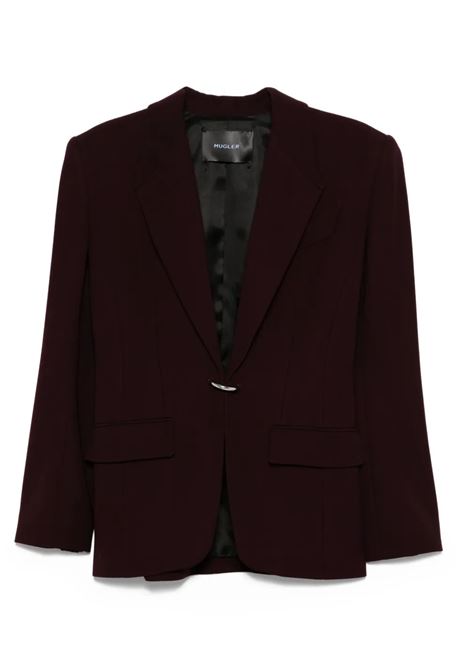 giacca pierced tailored donna borgogna MUGLER | 25F1VE04181963402