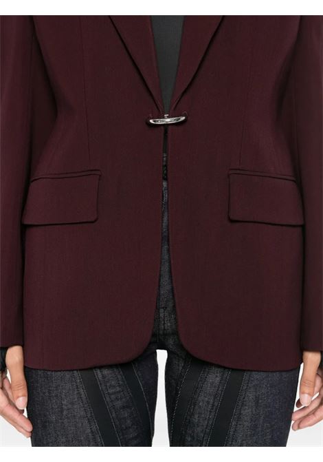 giacca pierced tailored donna borgogna MUGLER | 25F1VE04181963402