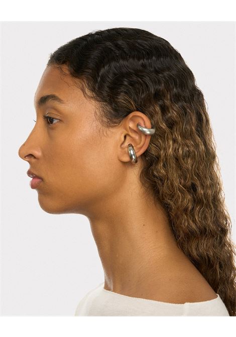 orecchini circle cuffs unisex argento PANCONESI | CAO-EA912-SSILVER