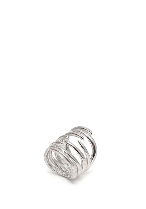 anello ritorto unisex argento PANCONESI | F25-FG009-SSILVER