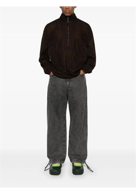 maglione ocular polartec alpha half zip uomo marrone ROA | RBMW0370FA262BRW0001