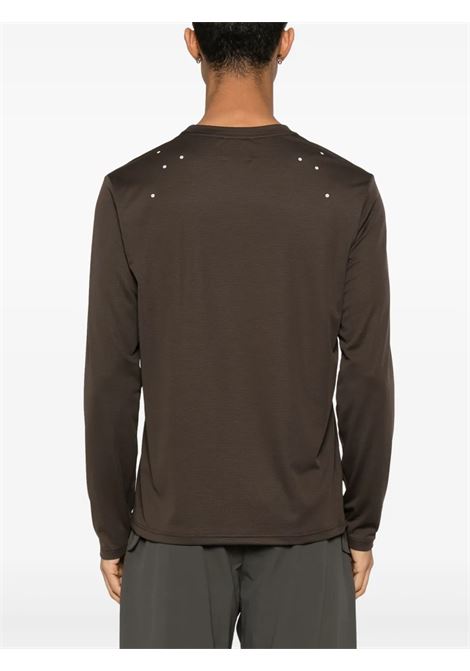 t-shirt fireflies base layer fast dry long sleeve uomo marrone ROA | RBMW0388WO19BRW0003