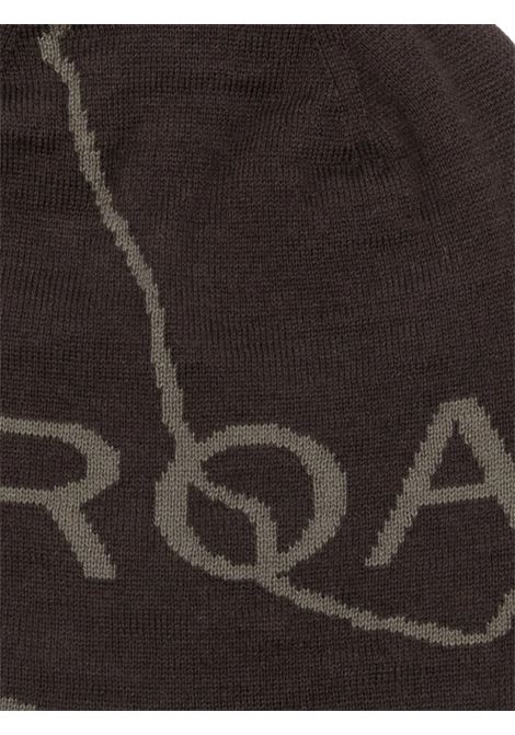 cappello beanie logo wool uomo marrone ROA | RBUW288YA12BRW0001