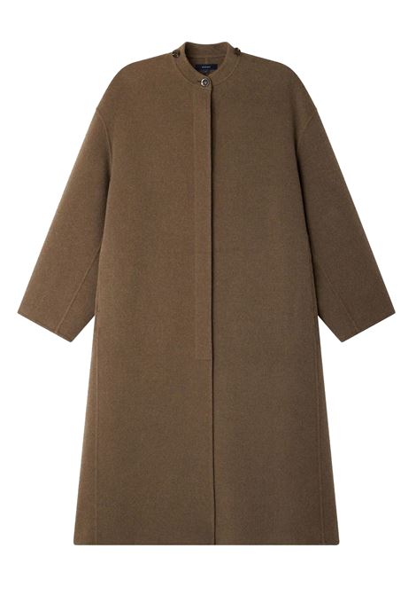 cappotto finn donna beige grigio SOEUR | MAN0163FINNBEI2725W