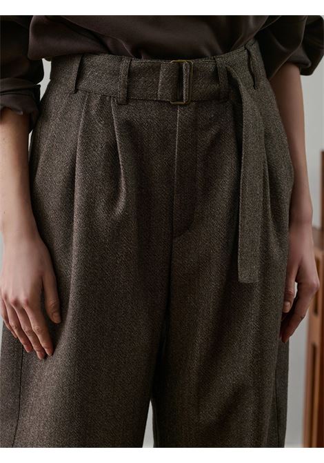 pantaloni cole donna marroni ecru SOEUR | PAN0261COLEMAR1025W