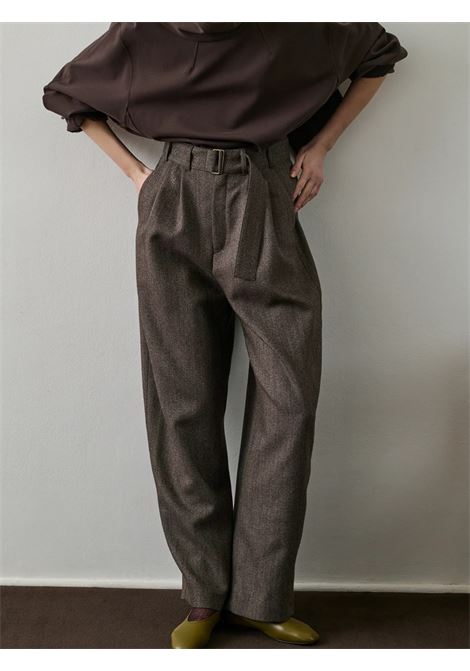 pantaloni cole donna marroni ecru SOEUR | PAN0261COLEMAR1025W