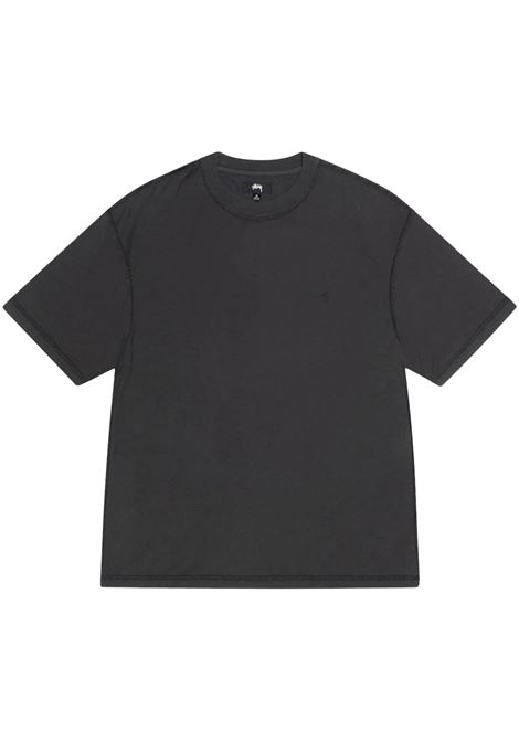 t-shirt lazy ss tee uomo nera STÜSSY | 11402830100