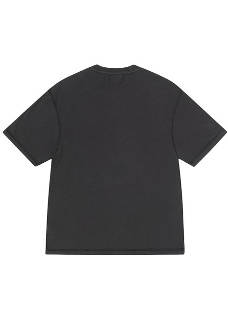 t-shirt lazy ss tee uomo nera STÜSSY | 11402830100